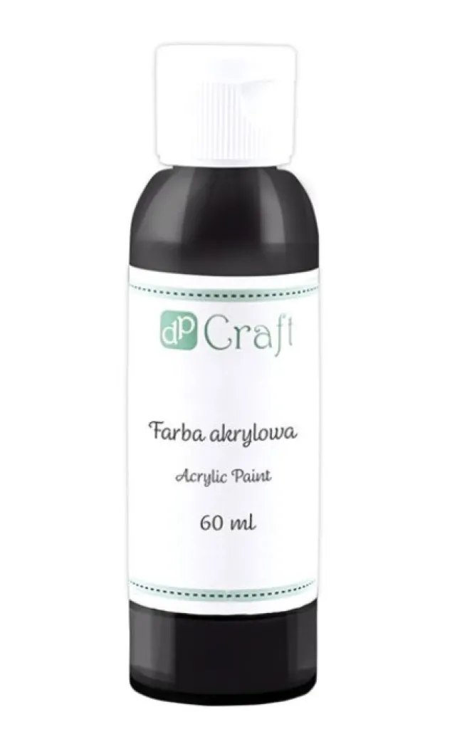 Akryyliväri 60ml DPC- musta
