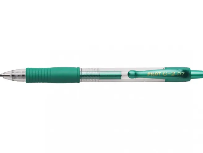 Geelikynä Pilot - G2 0,7 Metallic Green