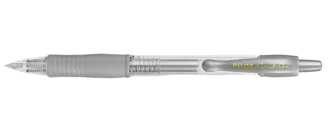 Geelikynä Pilot - G2 0,7 Metallic Silver