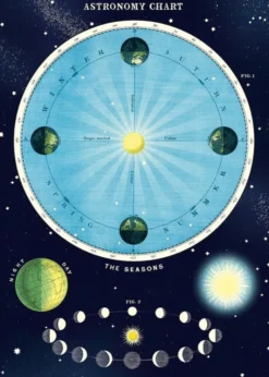 Juliste Cavallini - Astronomy Chart