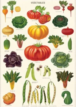 Juliste Cavallini - Vegetable Garden