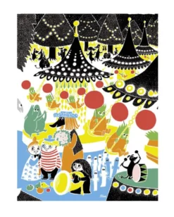 Juliste Muumi 24x30 - Huvipuisto