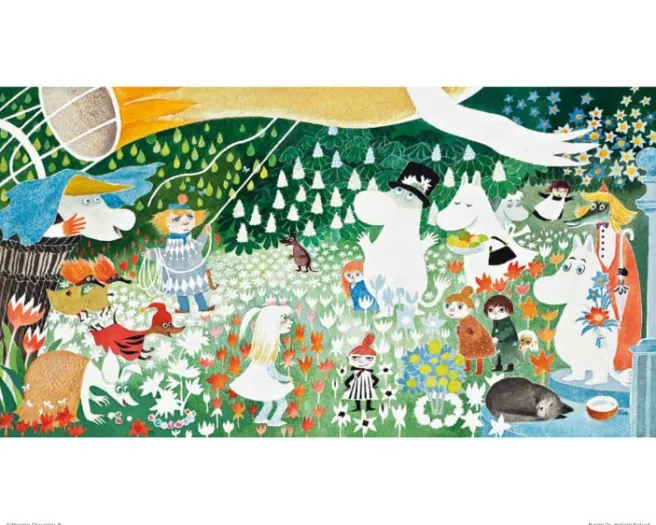 Juliste Muumi 24x30 - Juhlat