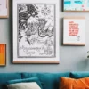 Juliste Muumi 24x30 - Karamelli