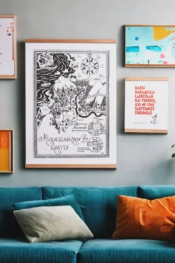 Juliste Muumi 24x30 - Karamelli