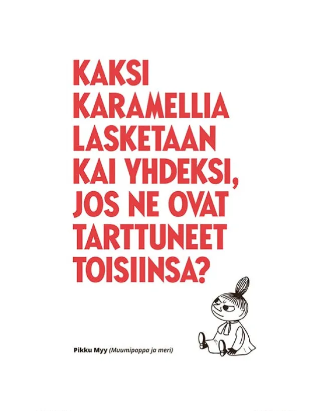 Juliste Muumi 24x30 - Karamelli