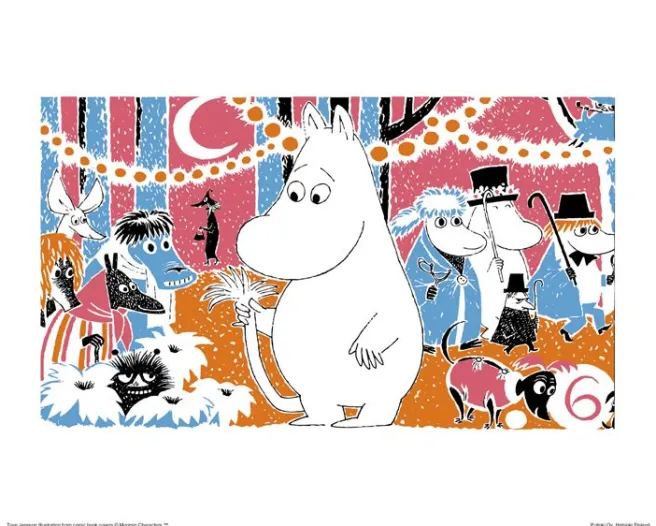 Juliste Muumi 30x24 - Sarjakuva 6
