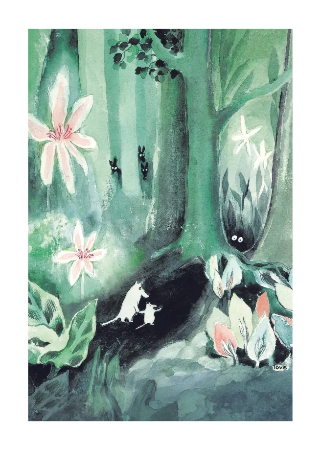 Juliste Muumi 50x70 - Suuri Tuhotulva