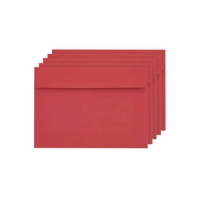 Kirjekuori C6 Rico Design - Red, 5kpl