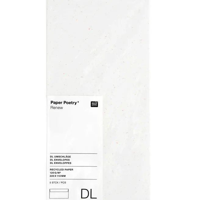 Kirjekuori DL Rico Design - Ivory, 5kpl