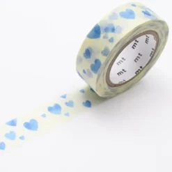 Koristeteippi MT - Heart Stamp Blue