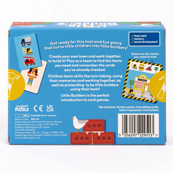 Korttipeli Professor Puzzle - Little Builders