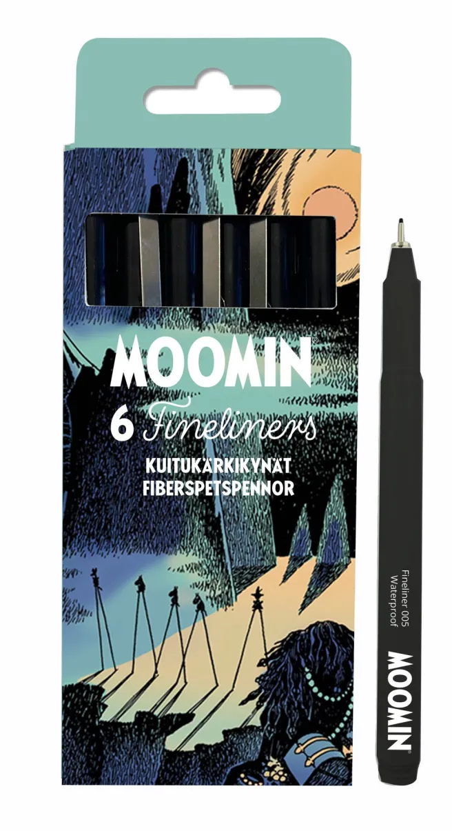 Kuitukärkikynät Muumi 6 kpl