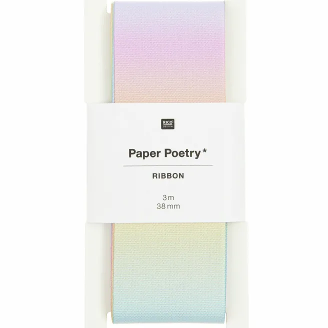 Lahjanauha 38mm Paper Poetry - Pastel rainbow