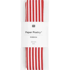 Lahjanauha Paper Poetry - Duo Stripes Red/White