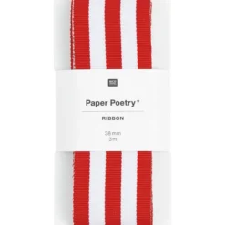 Lahjanauha Paper Poetry - Duo Stripes Red/White