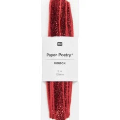Lahjanauha Paper Poetry - Glitter Red