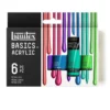 Liquitex Basics Acrylic Metallic colors Set 6x22ml