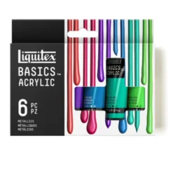 Liquitex Basics Acrylic Metallic colors Set 6x22ml