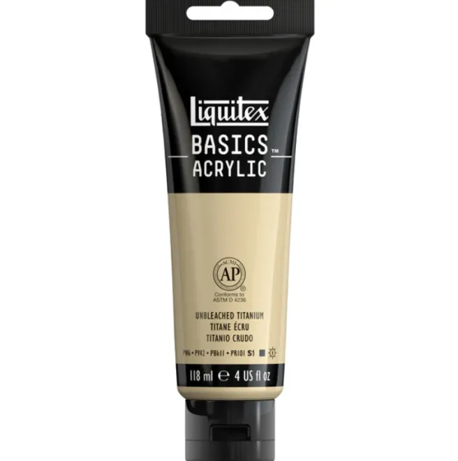 Liquitex Basics 118ml akryyliväri - 434 Unbleached Titanium
