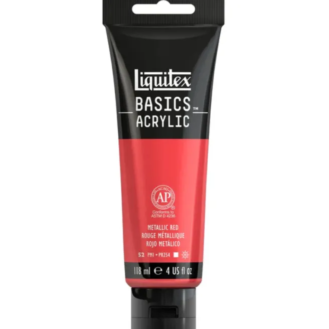 Liquitex Basics 118ml akryyliväri - Metallic Red