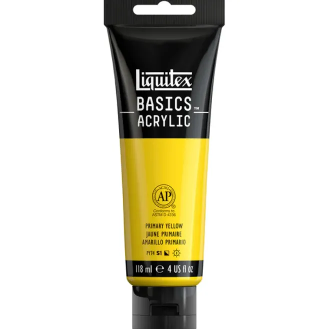 Liquitex Basics 118ml akryyliväri -410 Primary Yellow