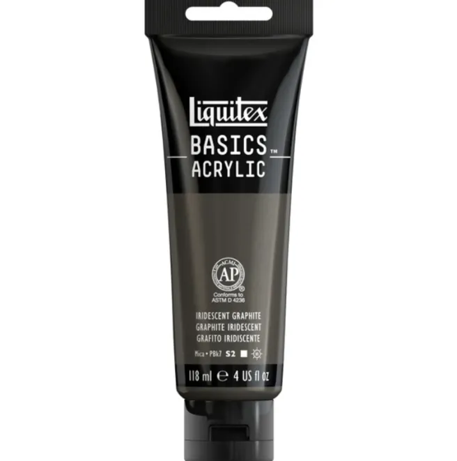 Liquitex Basics 118ml akryyliväri - 049 Iridescent Graphite, metallihohto