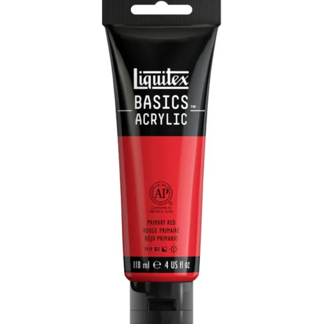 Liquitex Basics 118ml akryyliväri - 415 Primary Red