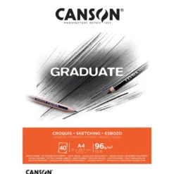 Luonnoslehtiö A4 96g Canson Graduate Sketch