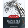 Lyijykynät 12 kpl Derwent- 9B-H