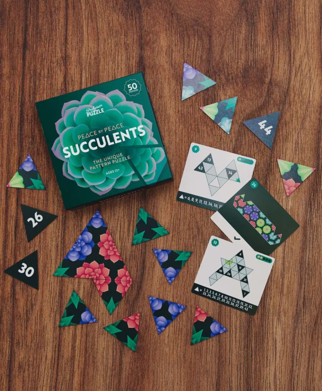 Älypeli Professor Puzzle - Peace by Peace: Succulents