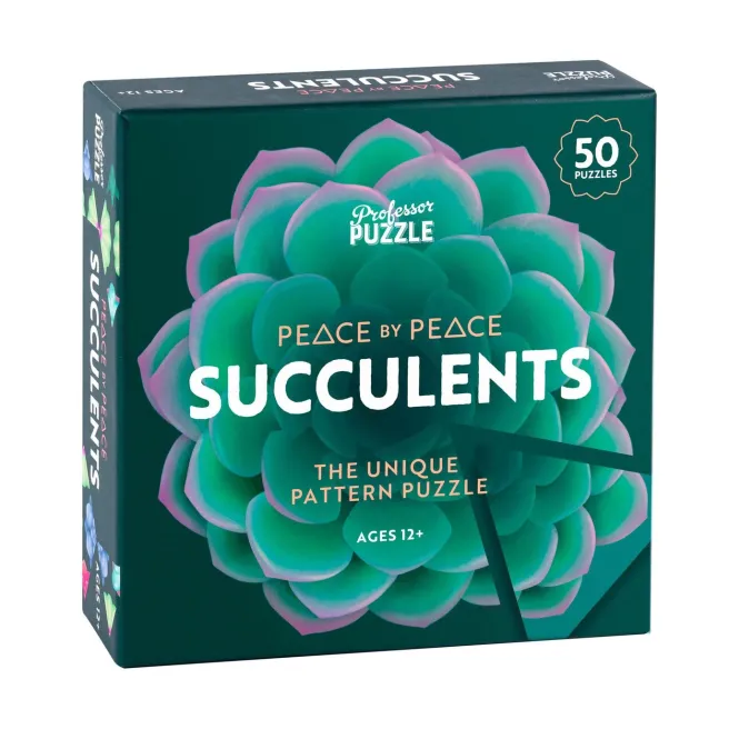 Älypeli Professor Puzzle - Peace by Peace: Succulents