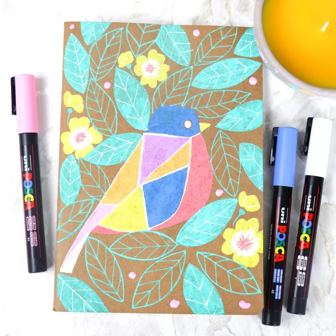 Maalitussit 8 kpl Posca PC-3M - Perusvärit