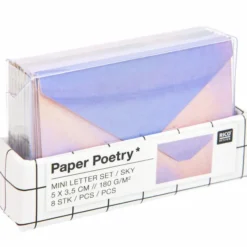 Mini viestilappu Paper Poetry - Sky is the limit