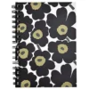 Muistikirja A5 kierre Marimekko - Unikko musta