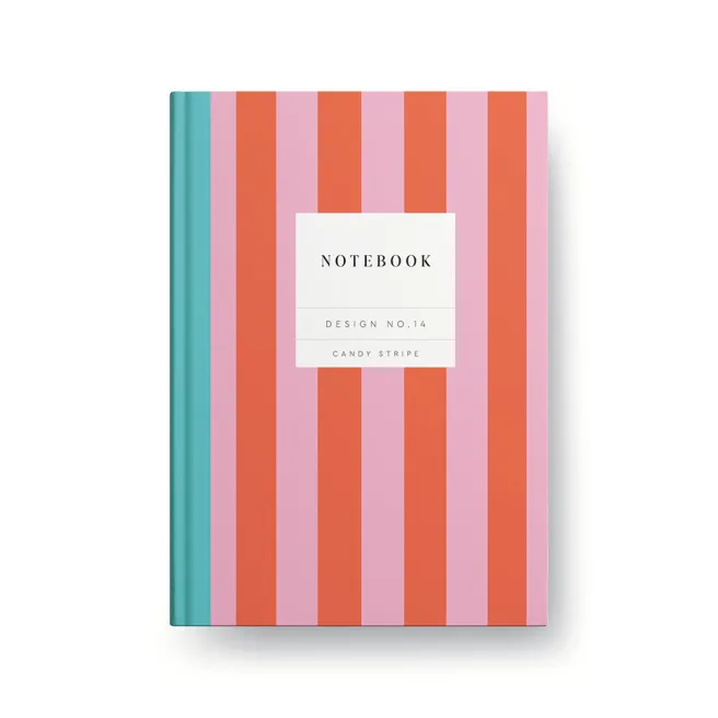 Muistikirja Ohh Deer - Kaleido Candy Stripe, A5