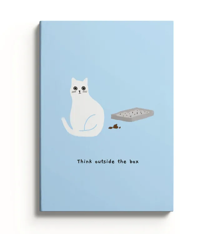 Muistikirja Ohh Deer - Outside, Perfectbound, A5