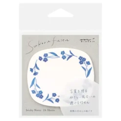 Muistilaput Midori - Blue flowers