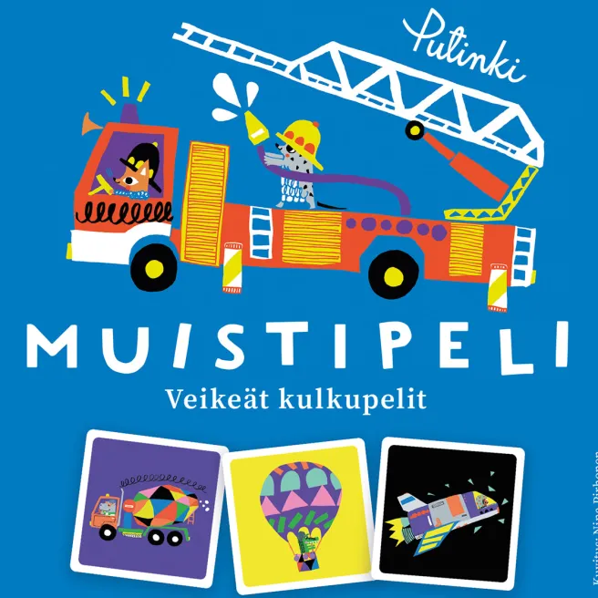 Muistipeli Nina Pirhonen - Veikeät kulkupelit