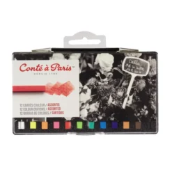 Muovikotelo Pastelliliitulajitelma 12 CAP Carres pastelliliitulajitelma