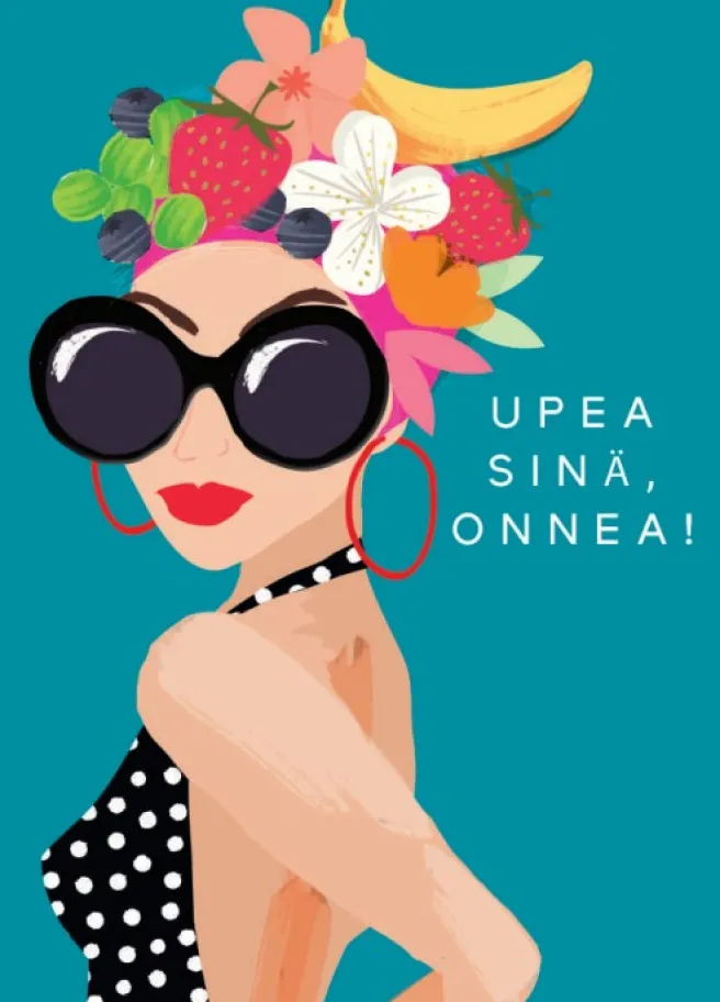 2-osainen kortti Hammond Gower - Upea sinä, onnea!