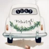 2-osainen kortti Henna Adel - Hääauto