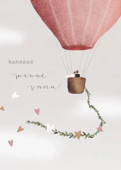 2-osainen kortti Henna Adel - Kanssas minne vaan