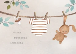 2-osainen kortti Henna Adel - Onnea pienestä ihmeestä