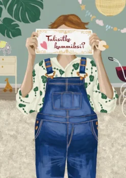 2-osainen kortti Johanna Ilander - Tulisitko kummiksi