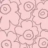 2-osainen kortti Marimekko - Piirtounikko vaaleanpunainen