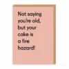 2-osainen kortti Ohh Deer - A Fire Hazard