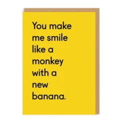 2-osainen kortti Ohh Deer - A New Banana