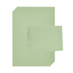 2-osainen korttipohja A6 Rico Design - Pastel Green, 5kpl