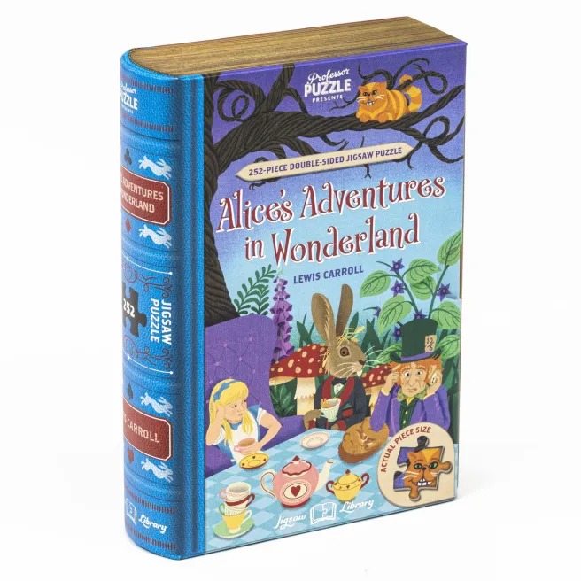 Palapeli 252 palaa Professor Puzzle - Alice in Wonderland